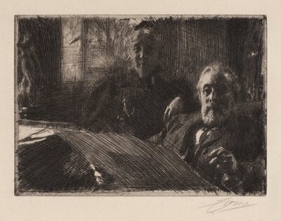 An Algerian Man and Boy by Anders Zorn