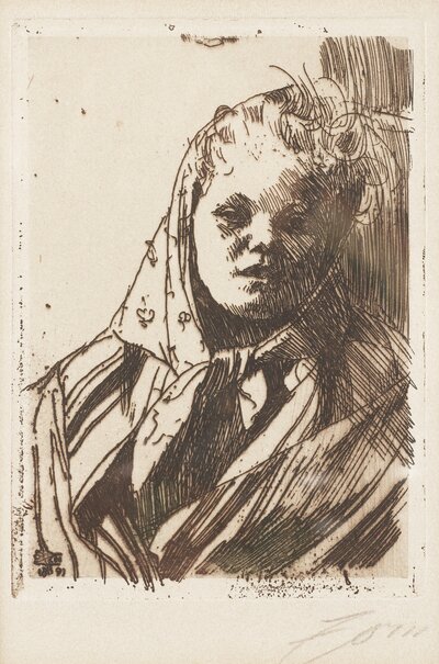 Portrait of Max Liebermann by Anders Zorn