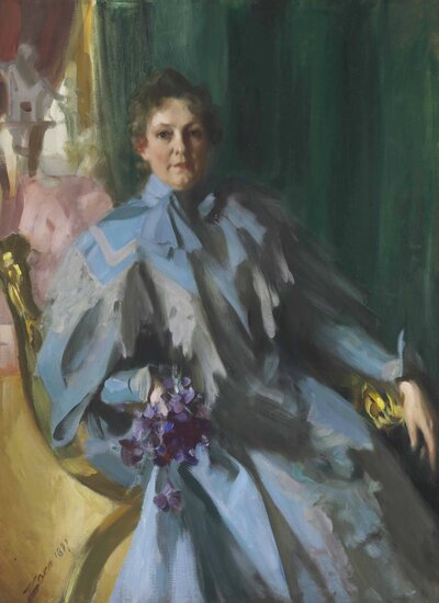 A Toast in the Idun Society by Anders Zorn