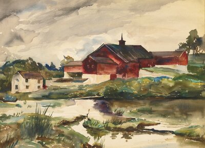 The Red Barn by Andrew Wyeth