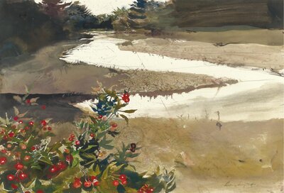 The Olsons (Coastal View) by Andrew Wyeth