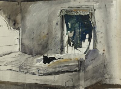 Master Bedroom by Andrew Wyeth
