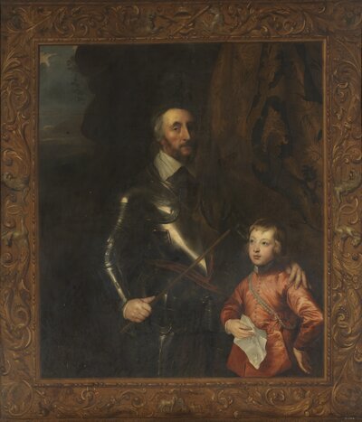 Portrait of a Noble Genoese Lady by Anthony van Dyck