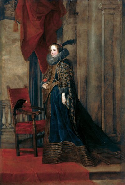Portrait of Maria Lugia de Tassis by Anthony van Dyck