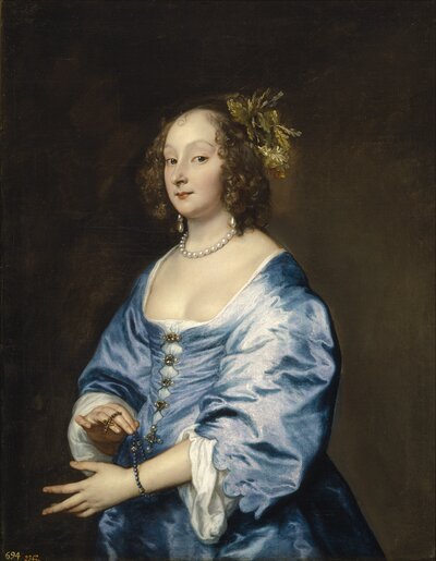Virgin with Donors by Anthony van Dyck