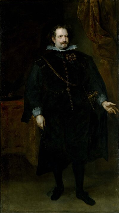 Queen Henrietta Maria (late period) by Anthony van Dyck