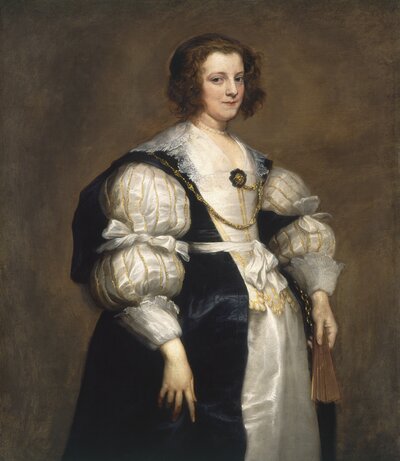 Portrait of Mary Ruthven, Wife of the Artist by Anthony van Dyck