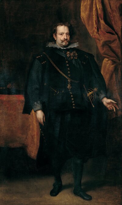 Marie Clarisse, Wife of Jan Woverius, with Their Child by Anthony van Dyck
