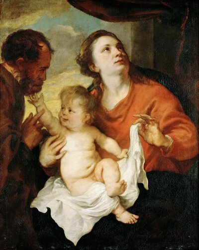 Portrait of Susanna Fourment and Her Daughter by Anthony van Dyck