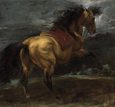 St. Martin Dividing his Cloak by Anthony van Dyck