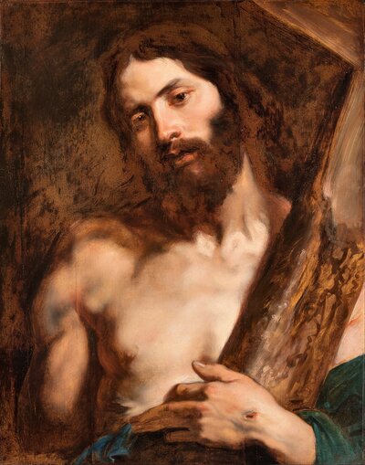The Emperor Theodosius Forbidden by Saint Ambrose by Anthony van Dyck