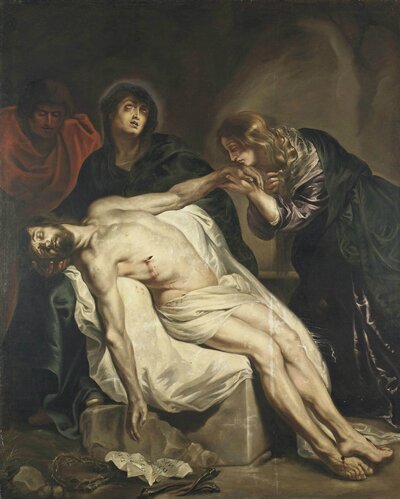 George Gage with Two Men by Anthony van Dyck