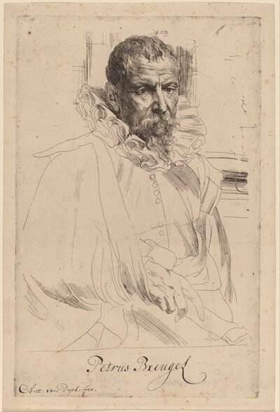 Francois Langlois by Anthony van Dyck