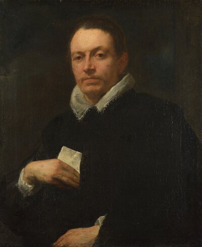 Queen Henrietta Maria and Her Dwarf Sir Jeffrey Hudson by Anthony van Dyck