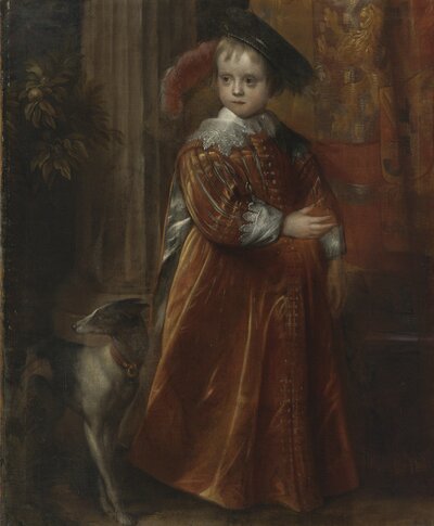 Charles I, King of England from Three Angles by Anthony van Dyck