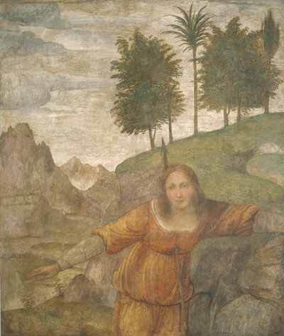 Madonna and Child with a Vase of Flowers (Madonna col Bambino con vaso di fiori) by Leonardo da Vinci