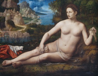 Portrait of a Young Man in Red (d'Oggiono Type) (Ritratto di giovane in rosso (tipo d'Oggiono)) by Leonardo da Vinci