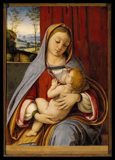 Madonna and Child with St. Joseph (Madonna col Bambino e San Giuseppe) by Leonardo da Vinci