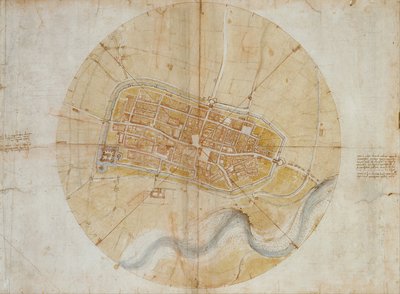 Drawing of Technical Proportions (Vitruvian Man Type) (Studio di proporzioni tecniche) by Leonardo da Vinci
