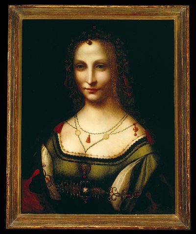 Profile Portrait of a Young Man (Luini Type) (Ritratto di giovane di profilo (tipo Luini)) by Leonardo da Vinci
