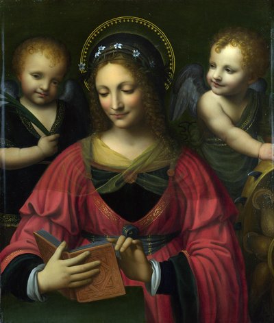 Annunciation (Uffizi) (Annunciazione) by Leonardo da Vinci