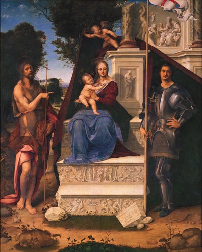 Madonna of the Carnation (Madonna del garofano) by Leonardo da Vinci