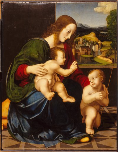 Virgin of the Rocks (Vergine delle Rocce (Louvre version)) by Leonardo da Vinci
