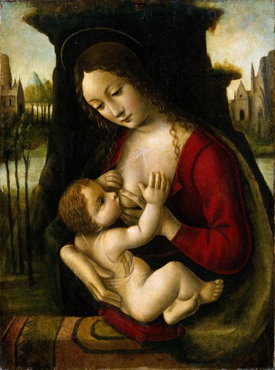 The Angel of the Annunciation (Study) (L'Angelo dell'Annunciazione) by Leonardo da Vinci