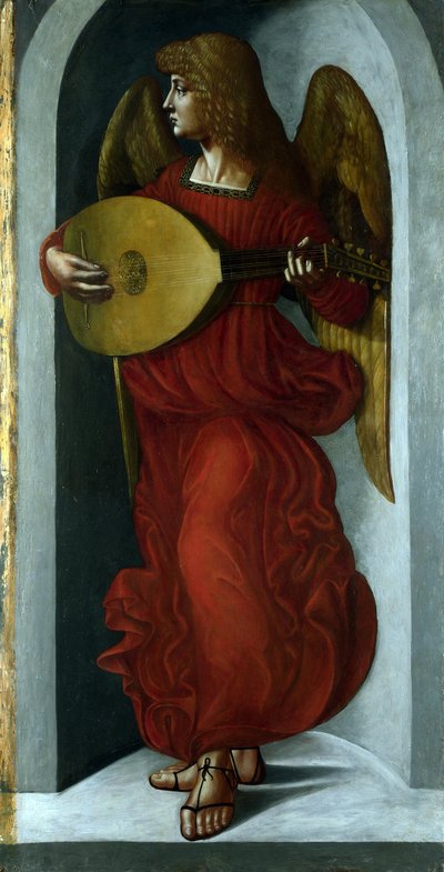 Allegorical Figure (Virtutem Forma Decorat) (Figura allegorica) by Leonardo da Vinci