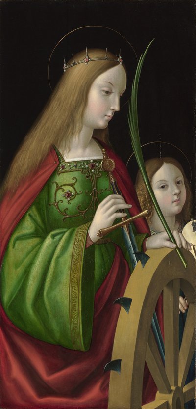 Profile of a Young Woman (Ghirlandaio Type) (Profilo di giovane donna (tipo Ghirlandaio)) by Leonardo da Vinci