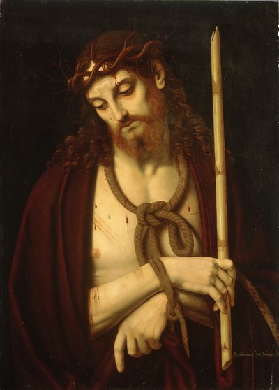 Head of Christ (Ecce Homo Type) (Testa di Cristo (tipo Ecce Homo)) by Leonardo da Vinci
