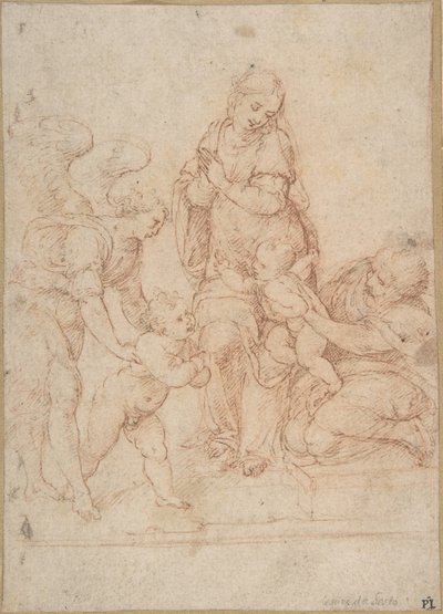 Madonna and Child with Book (Workshop) (Madonna col Bambino e libro) by Leonardo da Vinci