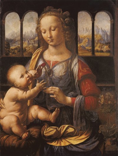 Madonna del Garofano (Madonna del Garofano) by Leonardo da Vinci