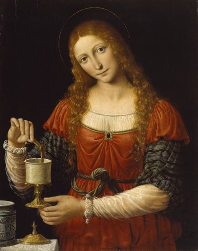 Mary Magdalene with a Chalice (Maria Maddalena con calice) by Leonardo da Vinci