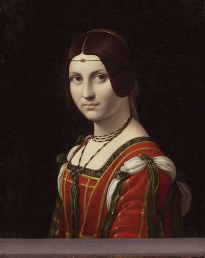 La Belle Ferronniere (La Belle Ferronniere) by Leonardo da Vinci