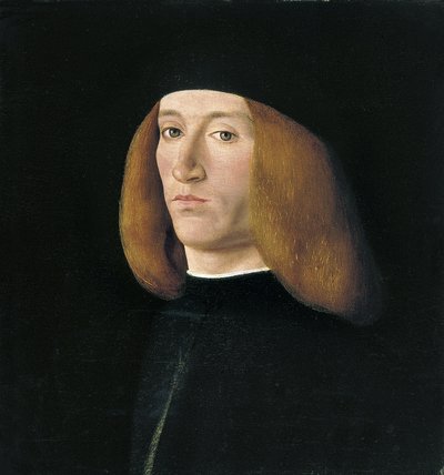 Venetian School Portrait of a Man (Ritratto di uomo (Scuola Veneziana)) by Leonardo da Vinci